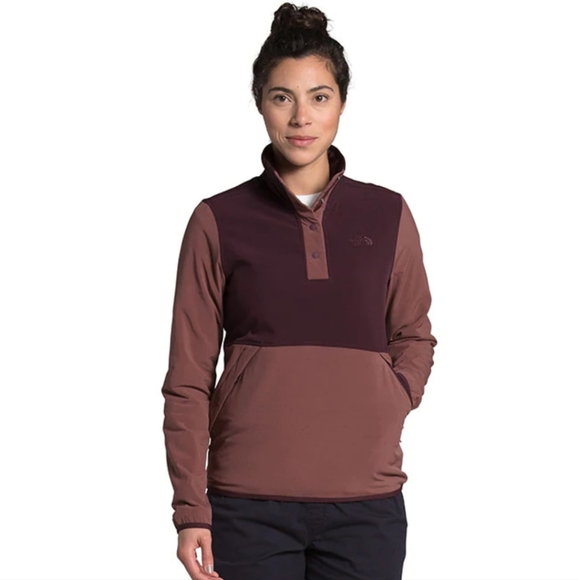 The North Face Jackets & Blazers - WOMENS MOUNTAIN SWEATSHIRT PULLOVER 3.0 SIZE LARGE ROOT BROWN/MARRON PURPLE